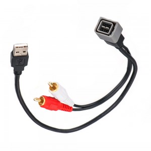 Nissan Adapter 8 pin USB, AUX behålla kvar