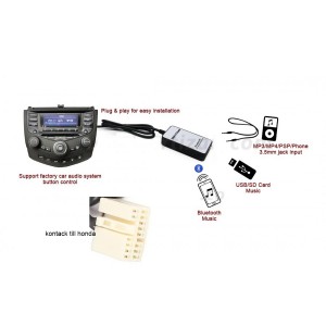 HONDA bluetooth handsfree USB AUX SD