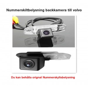 Volvo nummerskiltbelysning backkamera