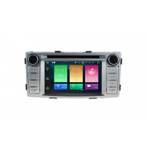 TOYOTA Hilux Android 10 Bilstereo multimedia navigation bluetooth 2010-2014 