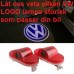 2st  VW  LED dorr Logo ljus for passat golf tiguan jetta